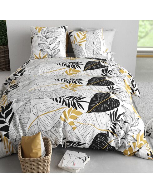 Parure Housse de Couette 3pcs 100% Coton 57fils moana