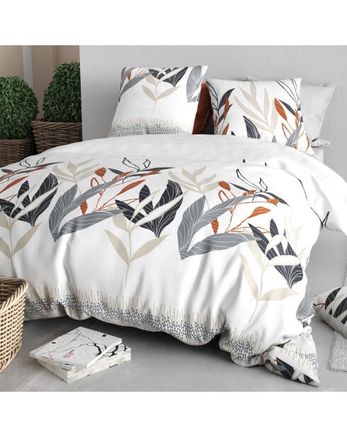 Parure Housse de Couette 3pcs 100% Coton 57fils imanta