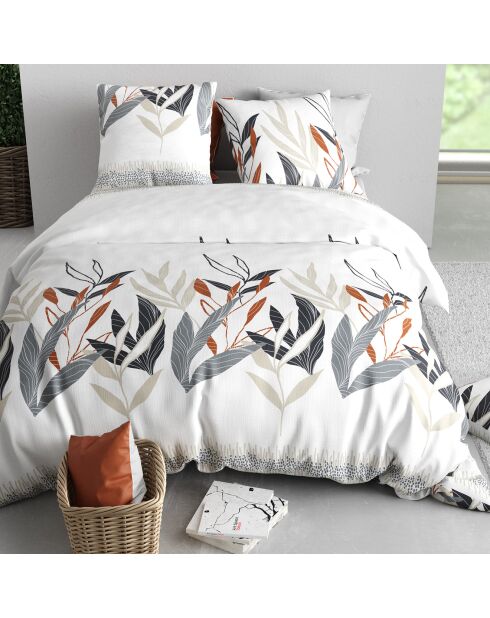 Parure Housse de Couette 3pcs 100% Coton 57fils imanta