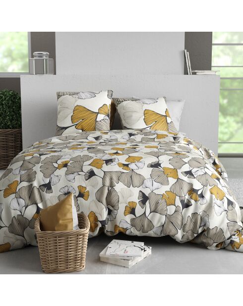 Parure Housse de Couette 3pcs 100% Coton 57fils arom