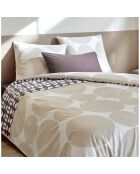 Parure Housse de Couette 3 pcs 100 % Coton 51 Pito blanche