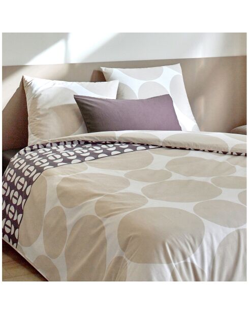 3-teiliges Bettbezug-Set aus 100% Baumwolle, 51 Pito, Weiß