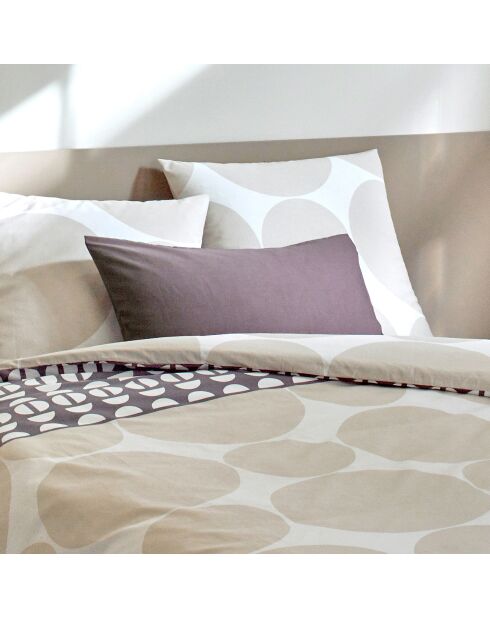 3-teiliges Bettbezug-Set aus 100% Baumwolle, 51 Pito, Weiß