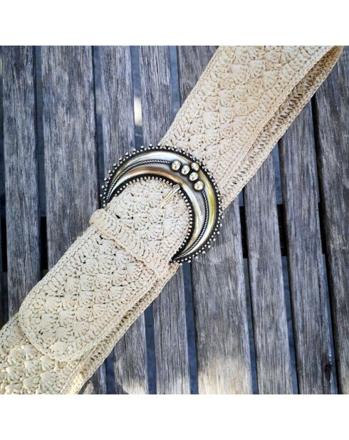 Ceinture en Raphia Joy naturel