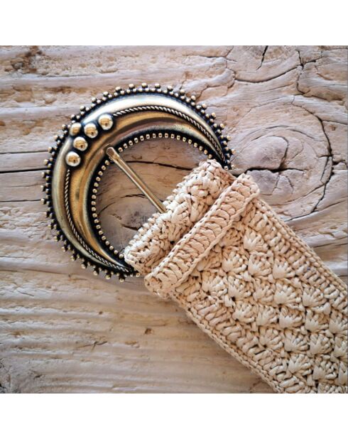 Ceinture en Raphia Joy naturel