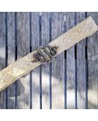 Ceinture en Raphia Serpent naturel