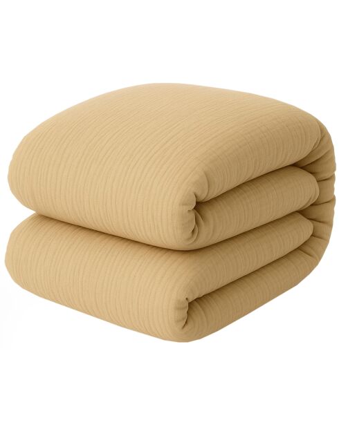 Housse de Couette 100% Gaze de Coton Lavé ecru naturel