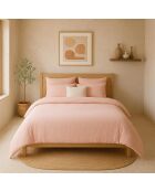 Taie D'oreiller 100% Gaze de Coton Lavé rose lotus