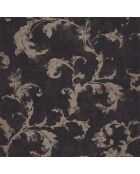 Papier peint Prague Arabesques Noir - 53x1005 cm