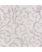 Papier peint Fontainebleau Arabesque Parme - 53x1005 cm