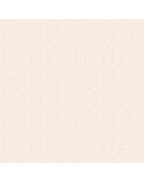 Papier peint Belle Epoque Filament Rose - 53x1005 cm