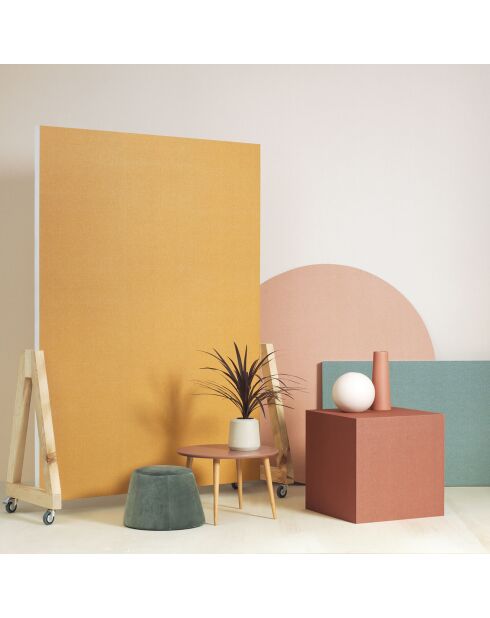 Papier peint Canevas Uni Beige Nude - 53x1005 cm