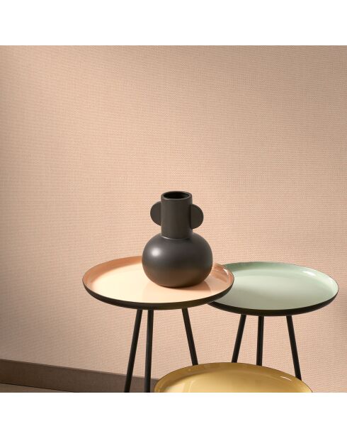Papier peint Canevas Uni Beige Nude - 53x1005 cm
