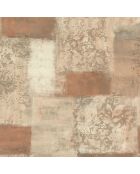 Papier peint Vinyle Alfama Corail - 70x1005 cm