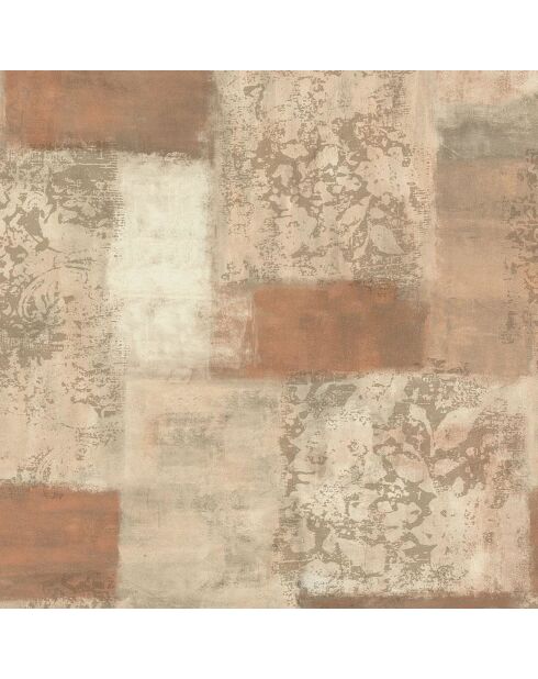 Papier peint Vinyle Alfama Corail - 70x1005 cm