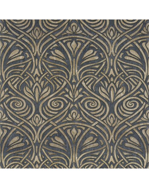 Papier peint Vinyle Rabat Taupe - 70x1005 cm