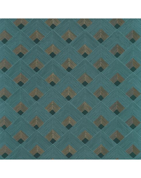 Papier peint Ondes Emeraude - 70x1005 cm
