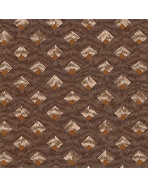 Papier peint Ondes Camel - 70x1005 cm