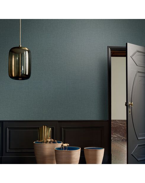 Papier peint Vinyle Filin Turquoise Clair - 70x1005 cm