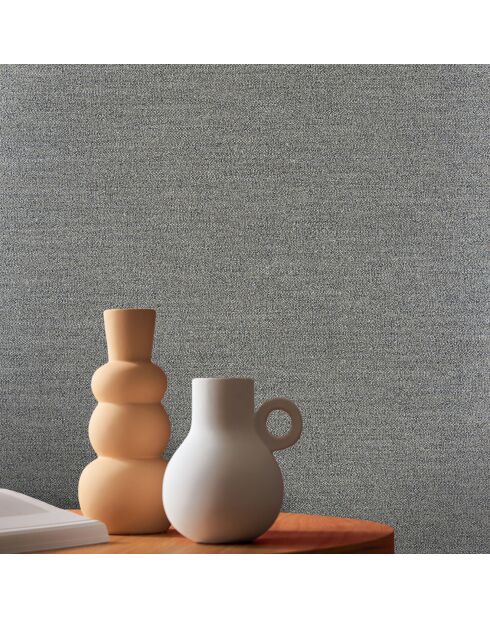 Papier peint Plumetis Taupe Foncé - 70x1005 cm
