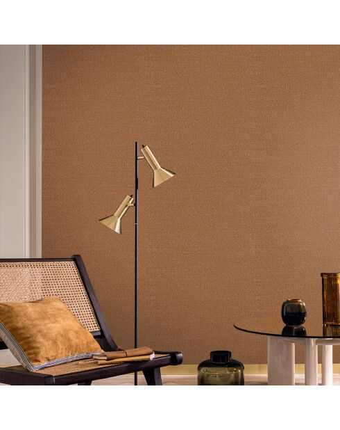 Papier peint Plumetis Orange - 70x1005 cm