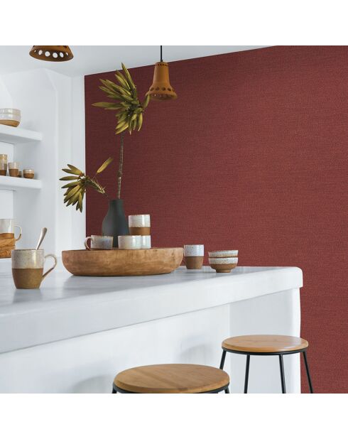 Papier peint Plumetis Rouille - 70x1005 cm