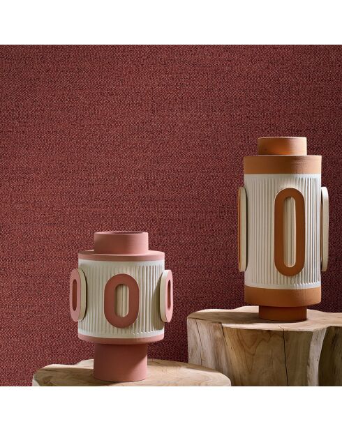 Papier peint Plumetis Rouille - 70x1005 cm
