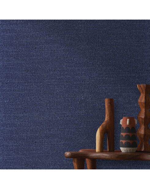 Papier peint Plumetis Marine - 70x1005 cm