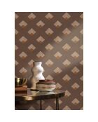 Papier peint Ondes Camel - 70x1005 cm