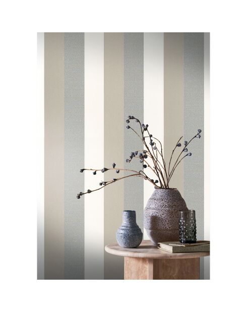 Papier peint Prose Vert de Gris - 70x1005 cm