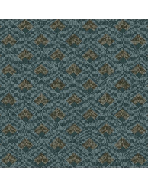 Papier peint Ondes Emeraude - 70x1005 cm