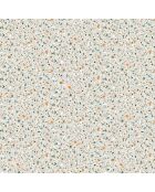 Papier peint Vinyle Terrazzo Vert/Orange - 70x1005 cm
