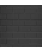 Papier peint Vinyle Au Bistrot d'Alice Metro Bon Noir - 53x1005 cm