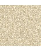 Papier peint Vinyle Only Chips Blanc Doré - 53x1005 cm