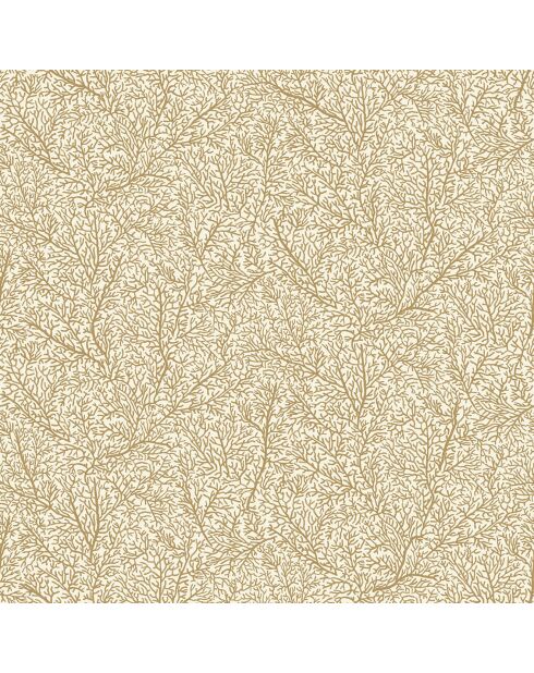 Papier peint Vinyle Only Chips Blanc Doré - 53x1005 cm