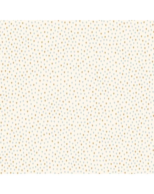 Papier peint Vinyle Ondée Bleu Horizon - 53x1005 cm