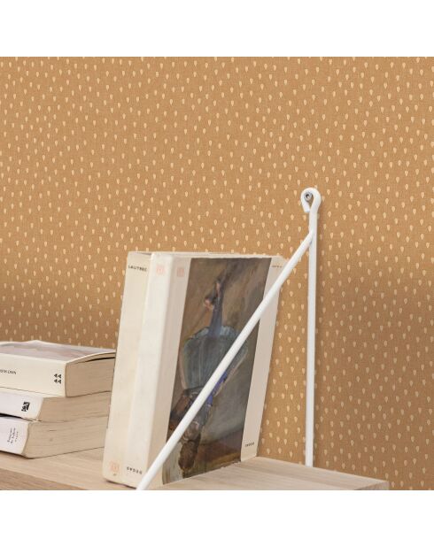 Papier peint Vinyle Ondée Jaune Zenith - 53x1005 cm