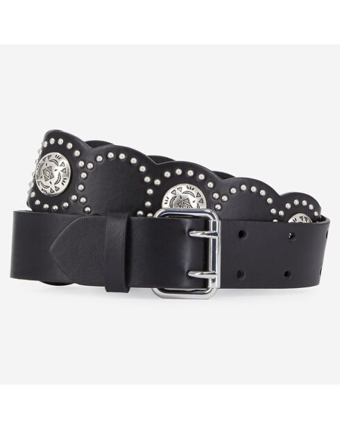 Ceinture en Cuir noire