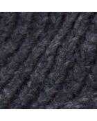 Echarpe en mélange de laine décontractée grise - 36x196 cm