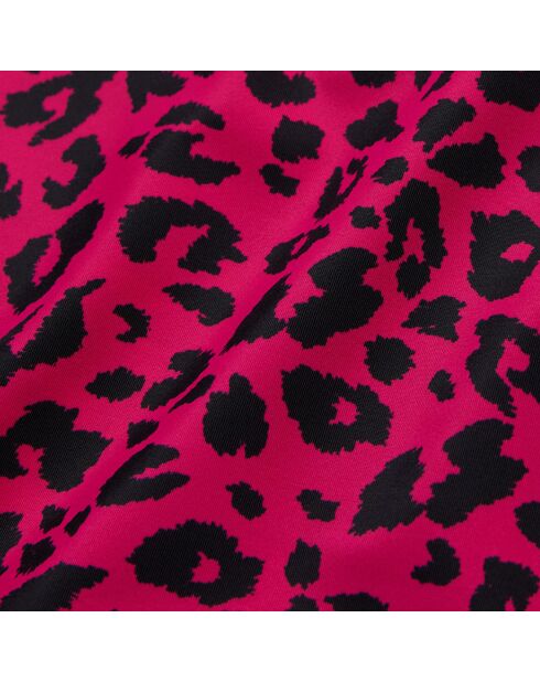 Maillot de bain 1P imprimé rose/noir