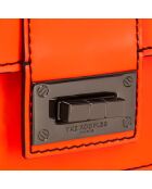 Pochette en Cuir Emily small orange - 10x16.5x2 cm