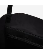 Cabas en Cuir Emily noir - 31x38x19 cm