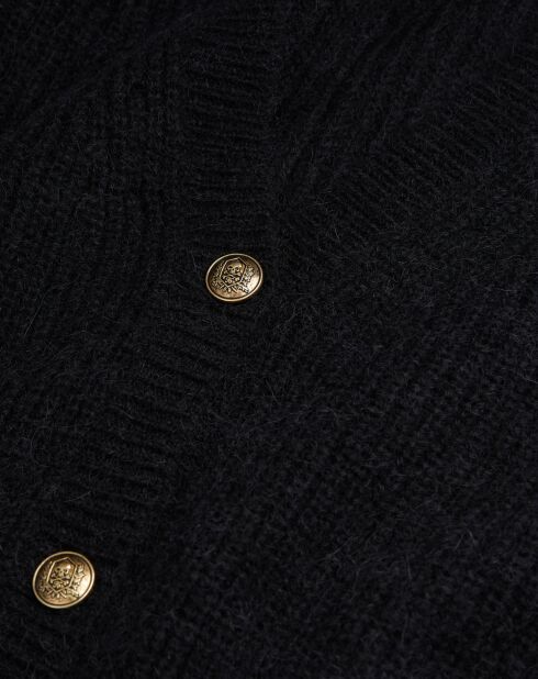 Cardigan en lLaine mélangée noir