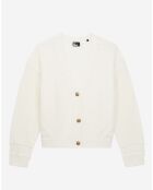 Cardigan en lLaine mélangée écru