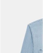 Chemise à rayures bleue