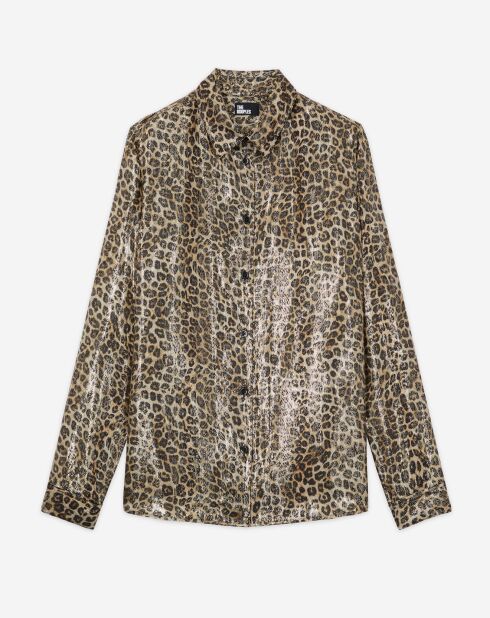Chemise fluide léopard
