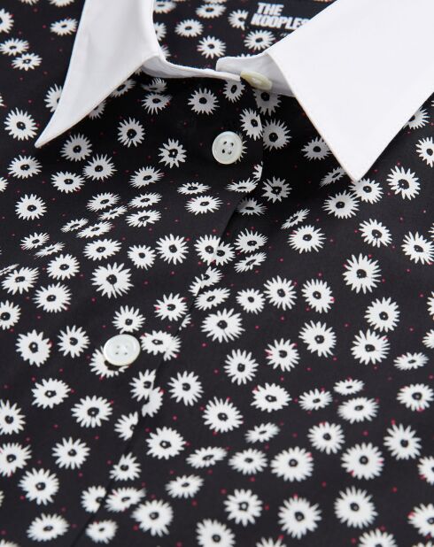 Chemise imprimée noire