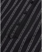 Chemise à rayures noire