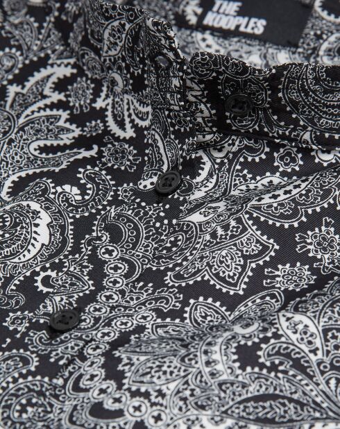 Chemise courte noire