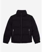 Doudoune en Tweed noire